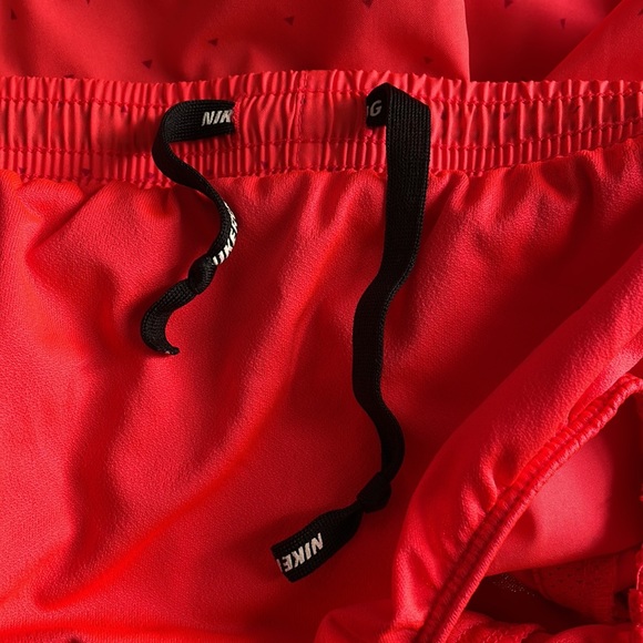 Nike Dry Fit Neon Orange & Pink Mesh Running Athletic Shorts- Medium - Picture 9 of 9